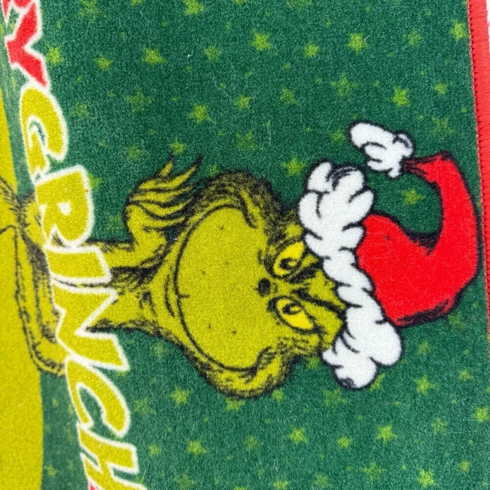 Merry Grinchmas Doormat - Green & Red Holiday Mat